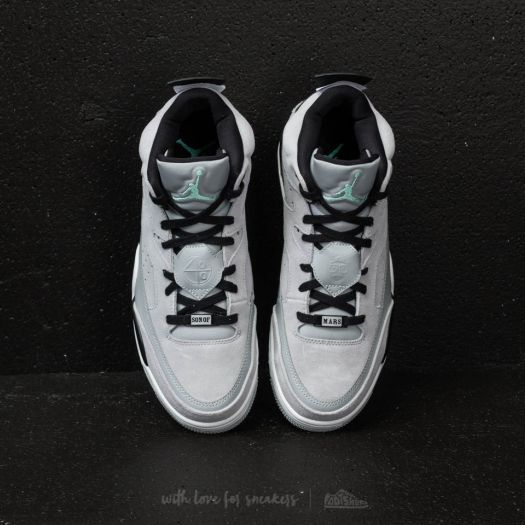 Men s shoes Jordan Son Of Low Wolf Grey Emerald Rise Black Footshop