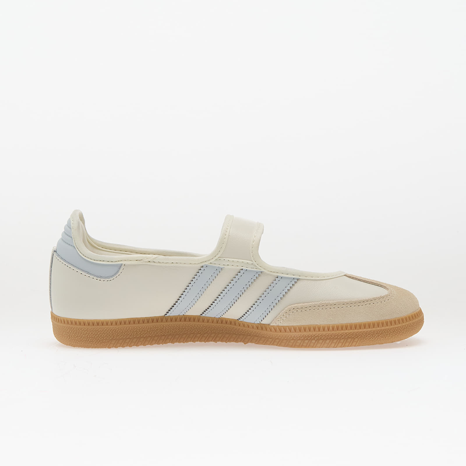 Skor för kvinnor adidas Samba Jane W Cloud White/ Gum/ Halo Blue