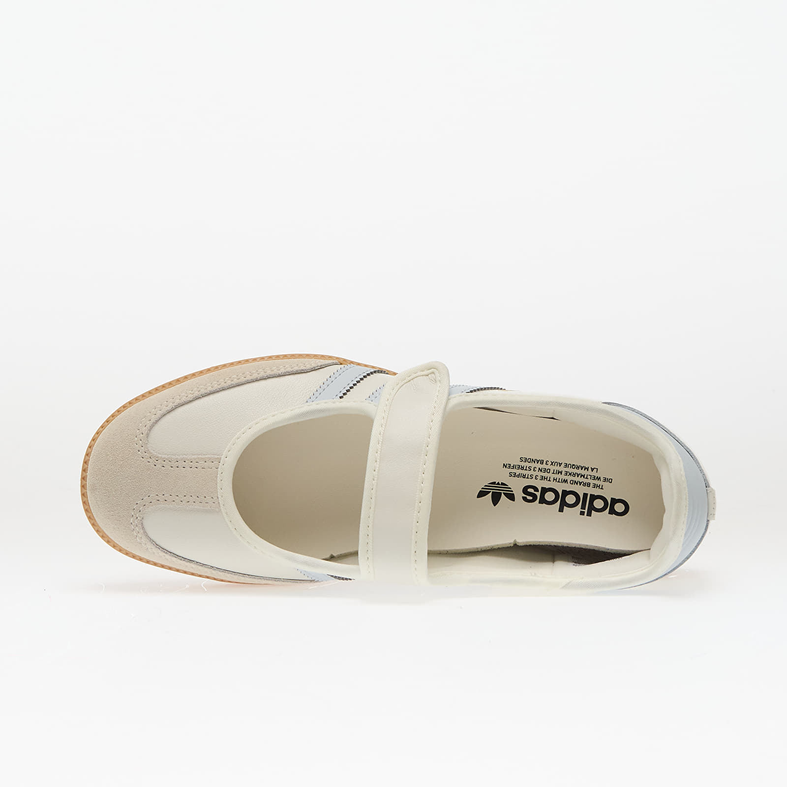 Skor för kvinnor adidas Samba Jane W Cloud White/ Gum/ Halo Blue