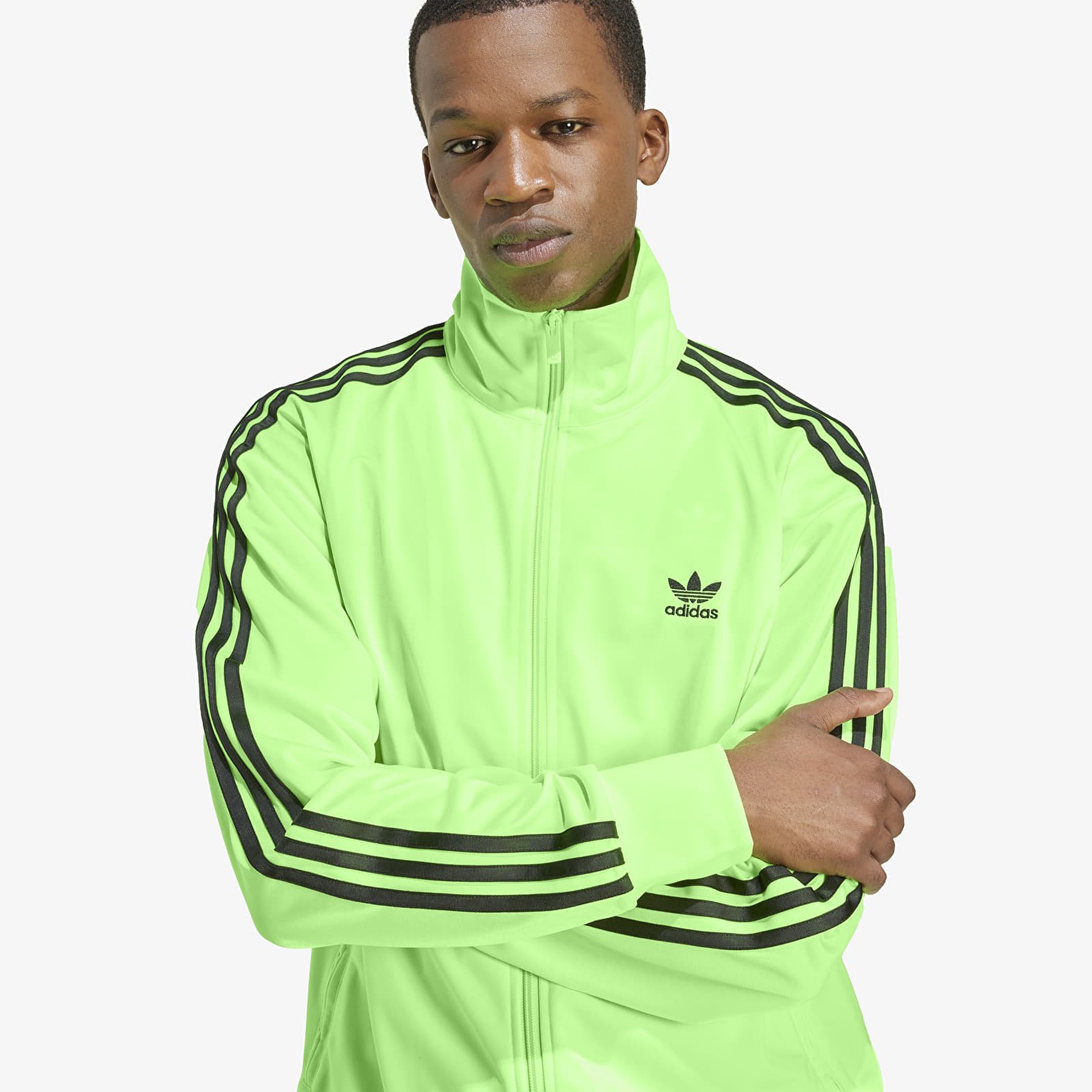 Vyriškos striukės adidas Adicolor Classics Firebird Track Top Signal Green