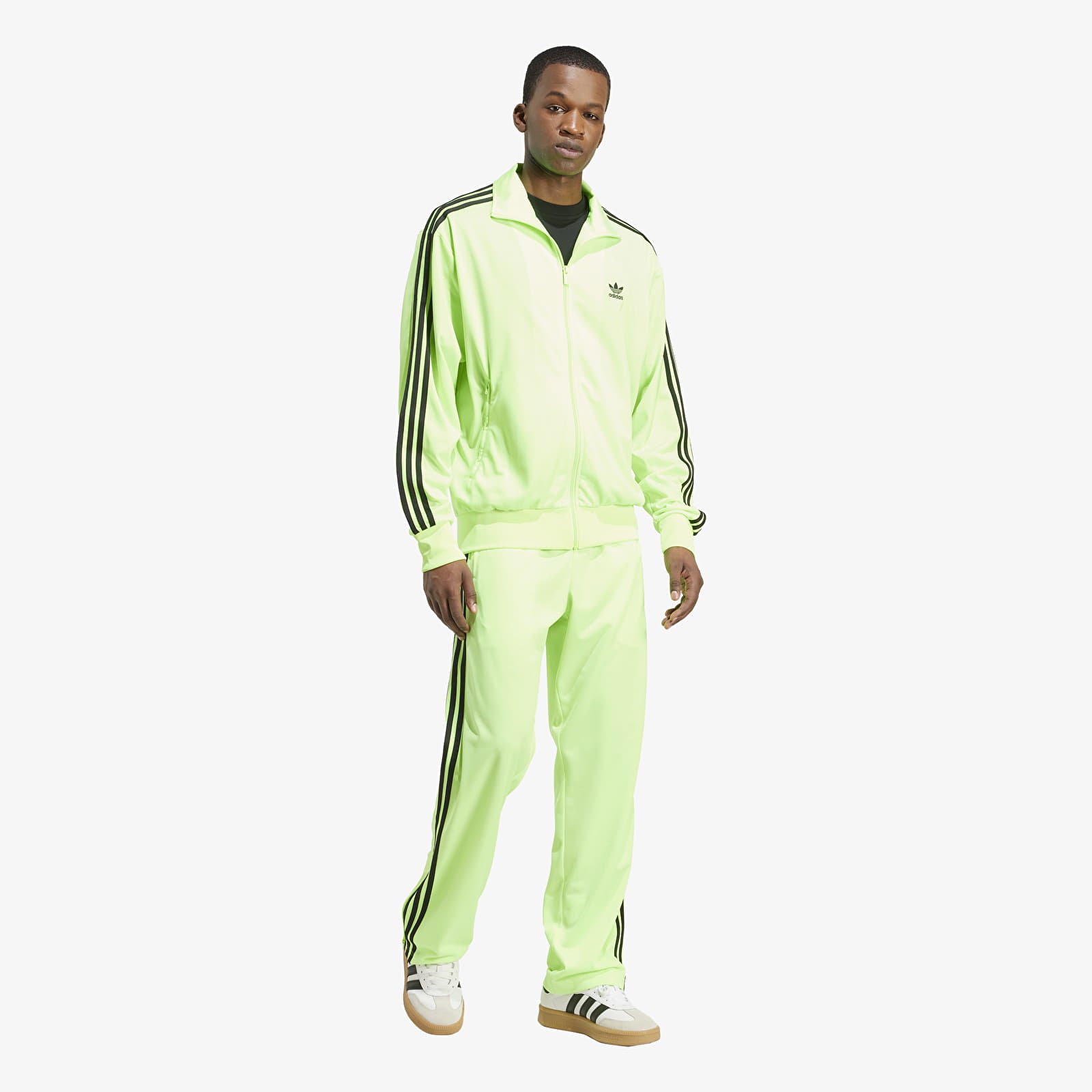 Vyriškos striukės adidas Adicolor Classics Firebird Track Top Signal Green