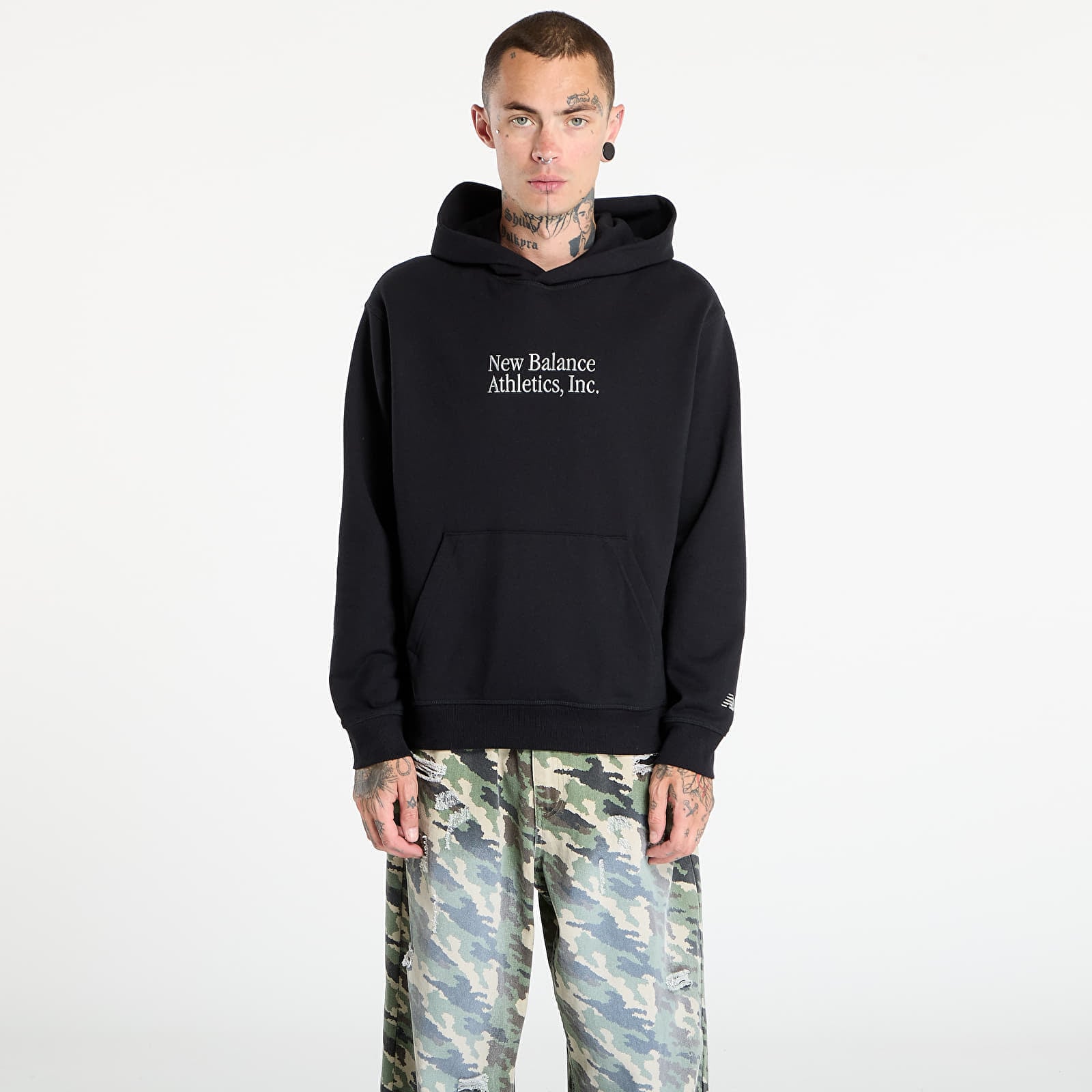 Sweatshirt New Balance Athletics Classics Hoodie Black S