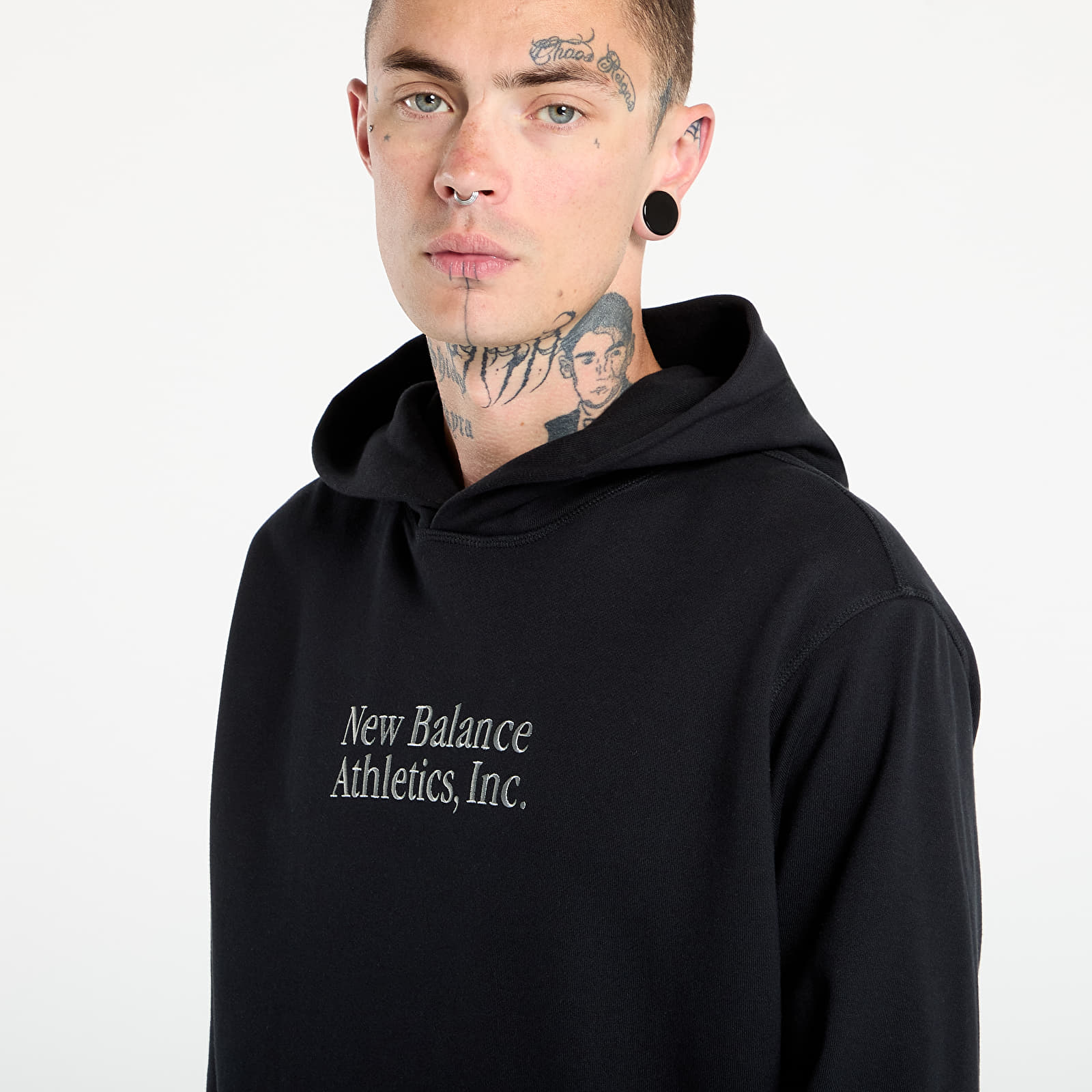 Mikinas ar kapuci un sporta krekli New Balance Athletics Classics Hoodie Black