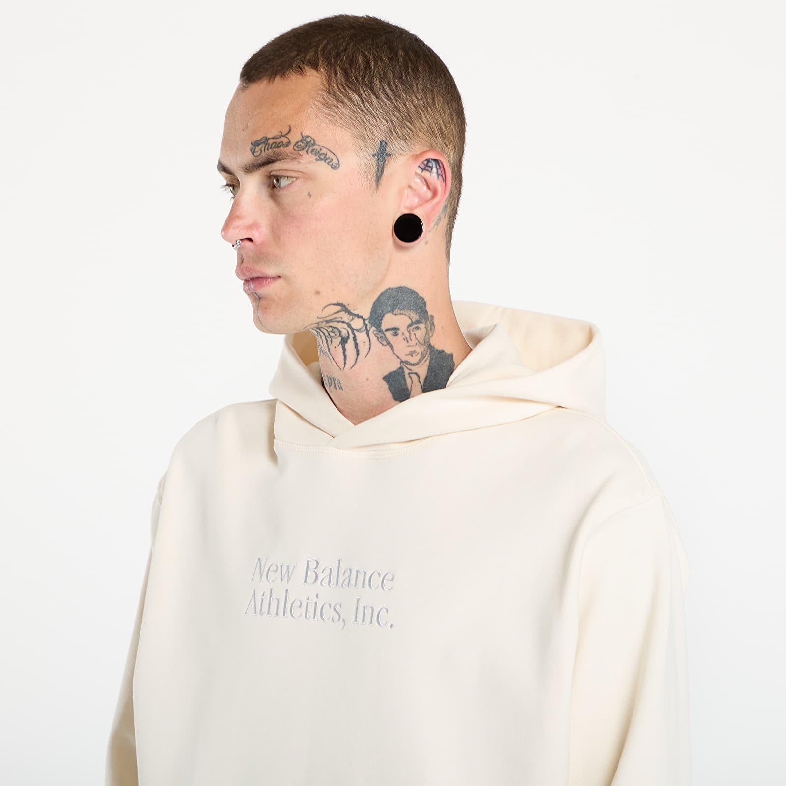 Džemperiai su gobtuvais ir džemperiai New Balance Athletics Classics Hoodie Permafrost