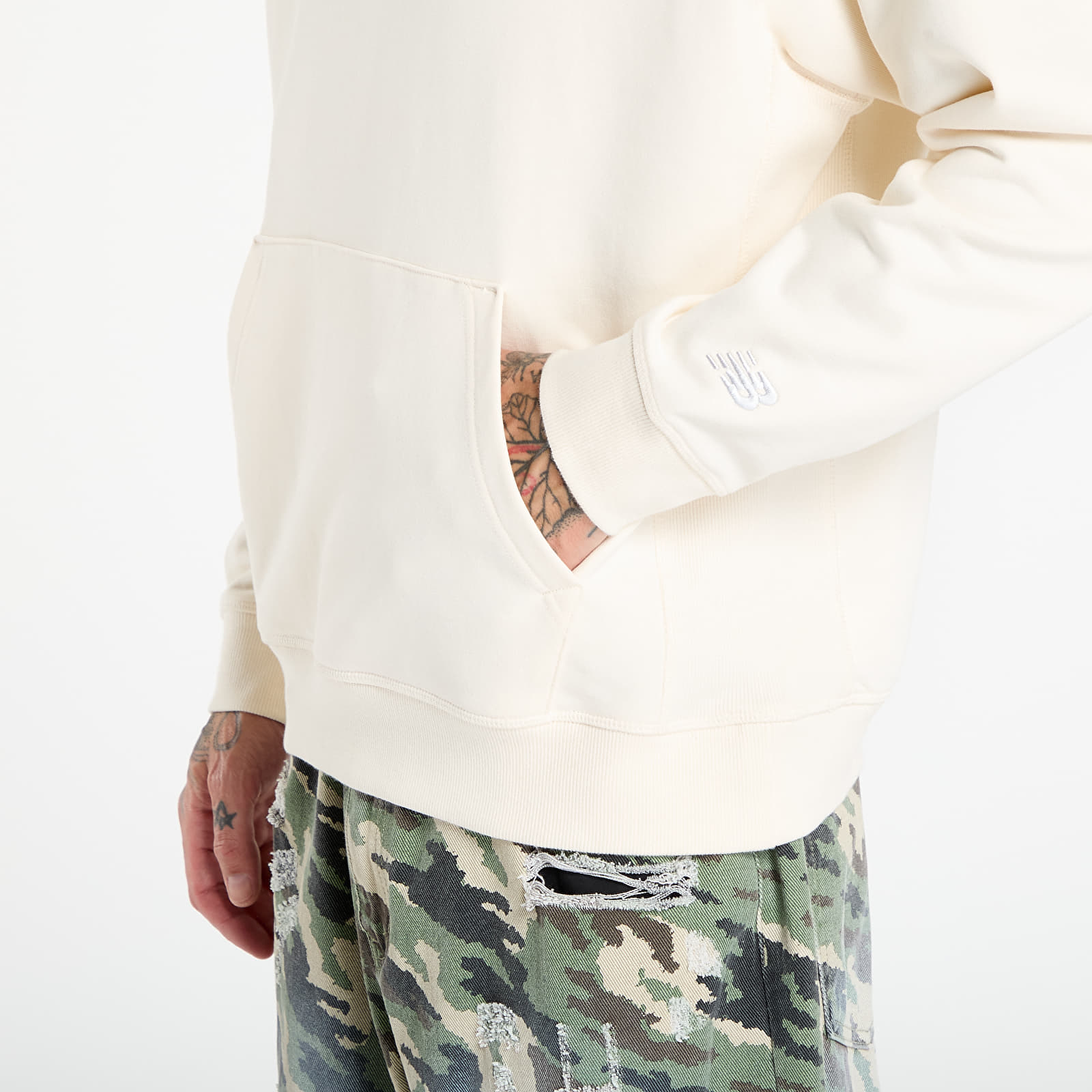 Džemperiai su gobtuvais ir džemperiai New Balance Athletics Classics Hoodie Permafrost