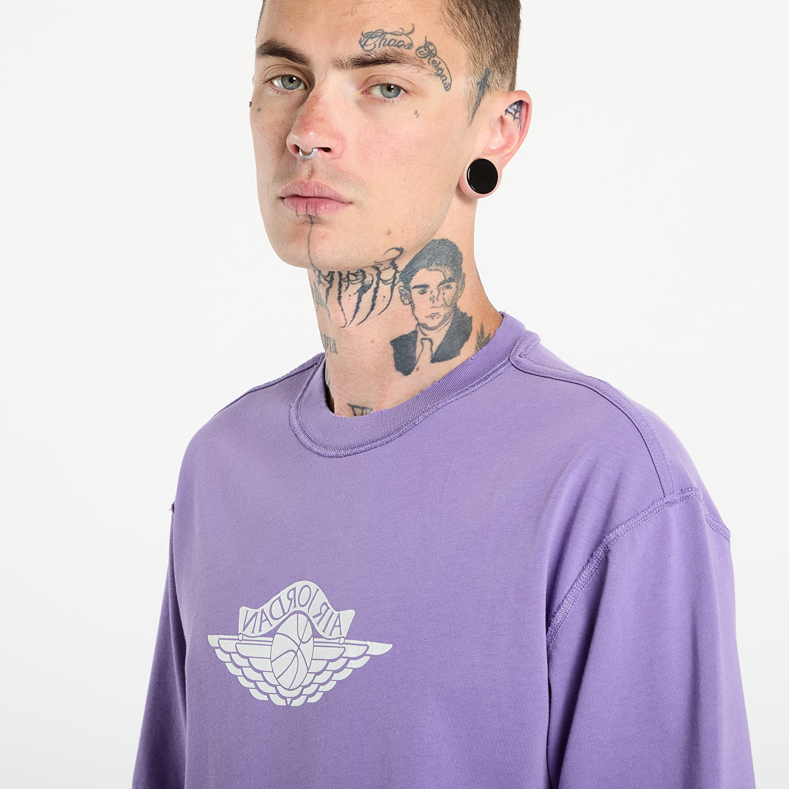 Marškinėliai Jordan Rare Air Men's T-Shirt Purple Earth/ Sail