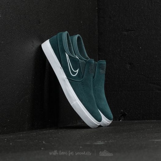 Moški čevlji Nike SB Zoom Stefan Janoski Slip-On Deep Jungle/ Barely  Grey-White | Footshop