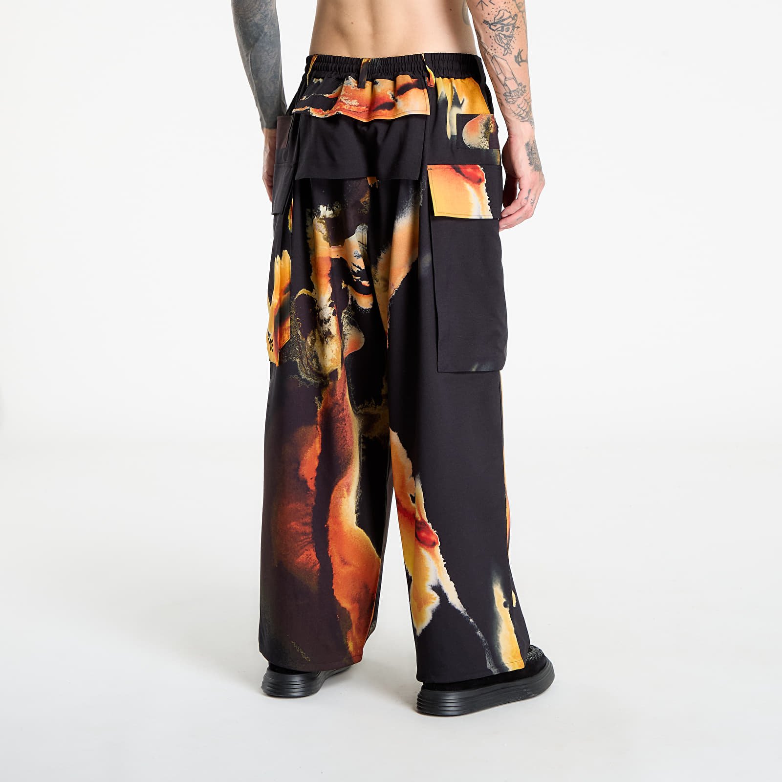Kelnės Y-3 M Aop Cargo Pant Black