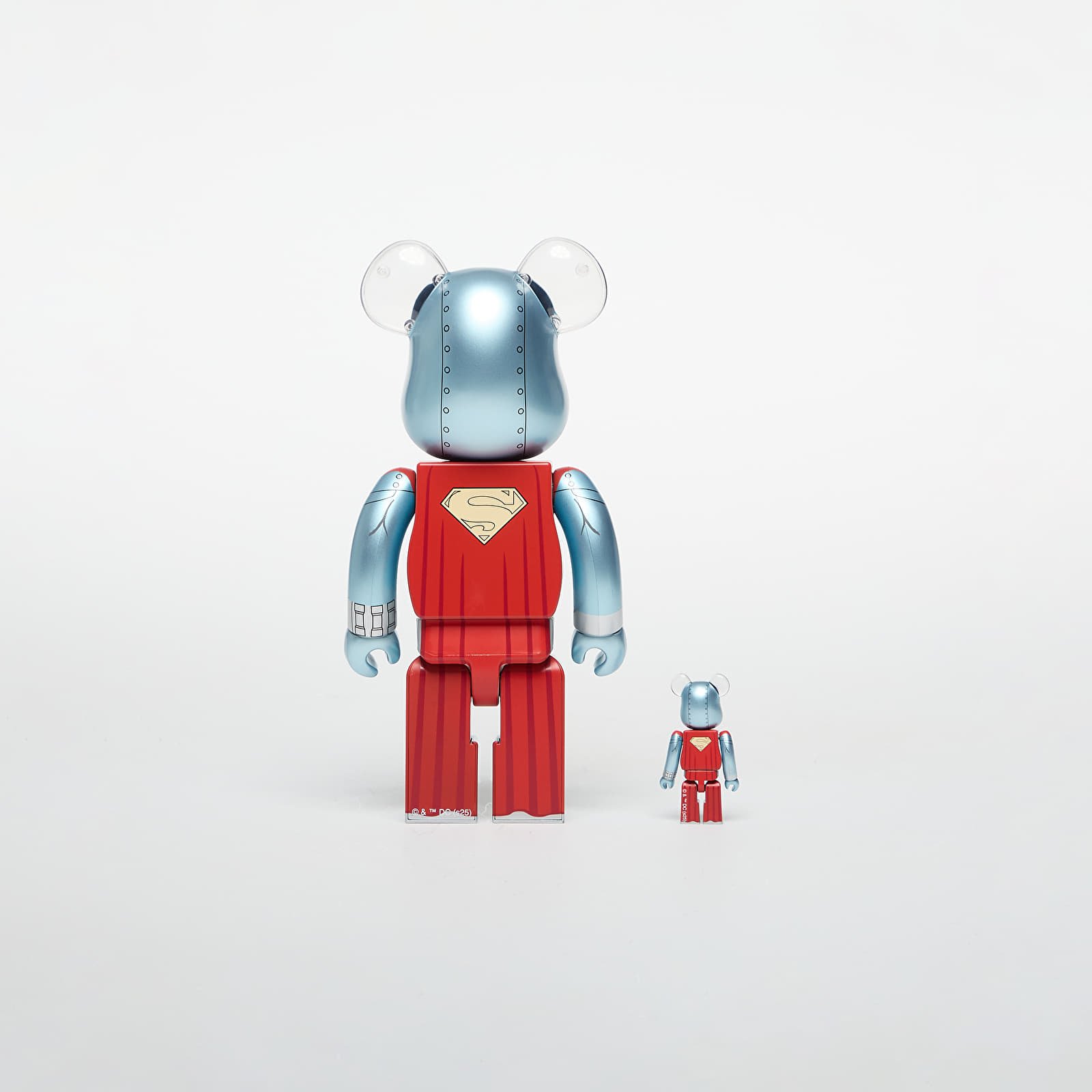 Kiti aksesuarai Medicom Toy BE@RBRICK Steel 100% & 400% Set
