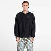 Nike Solo Swoosh Men's Fleece Crew Black/ White