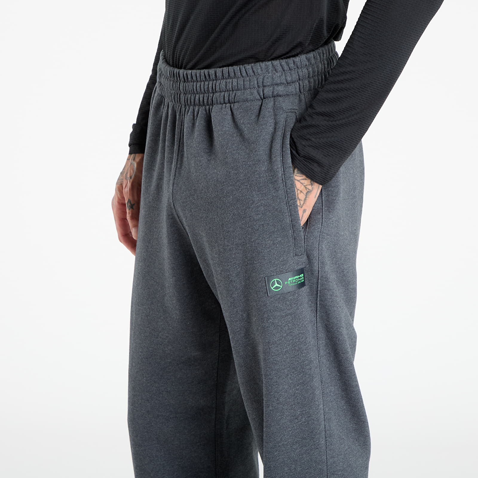 Jogger kelnės adidas Mercedes - AMG Petronas Formula One Team Premium Sweat Joggers Dark Grey Heather