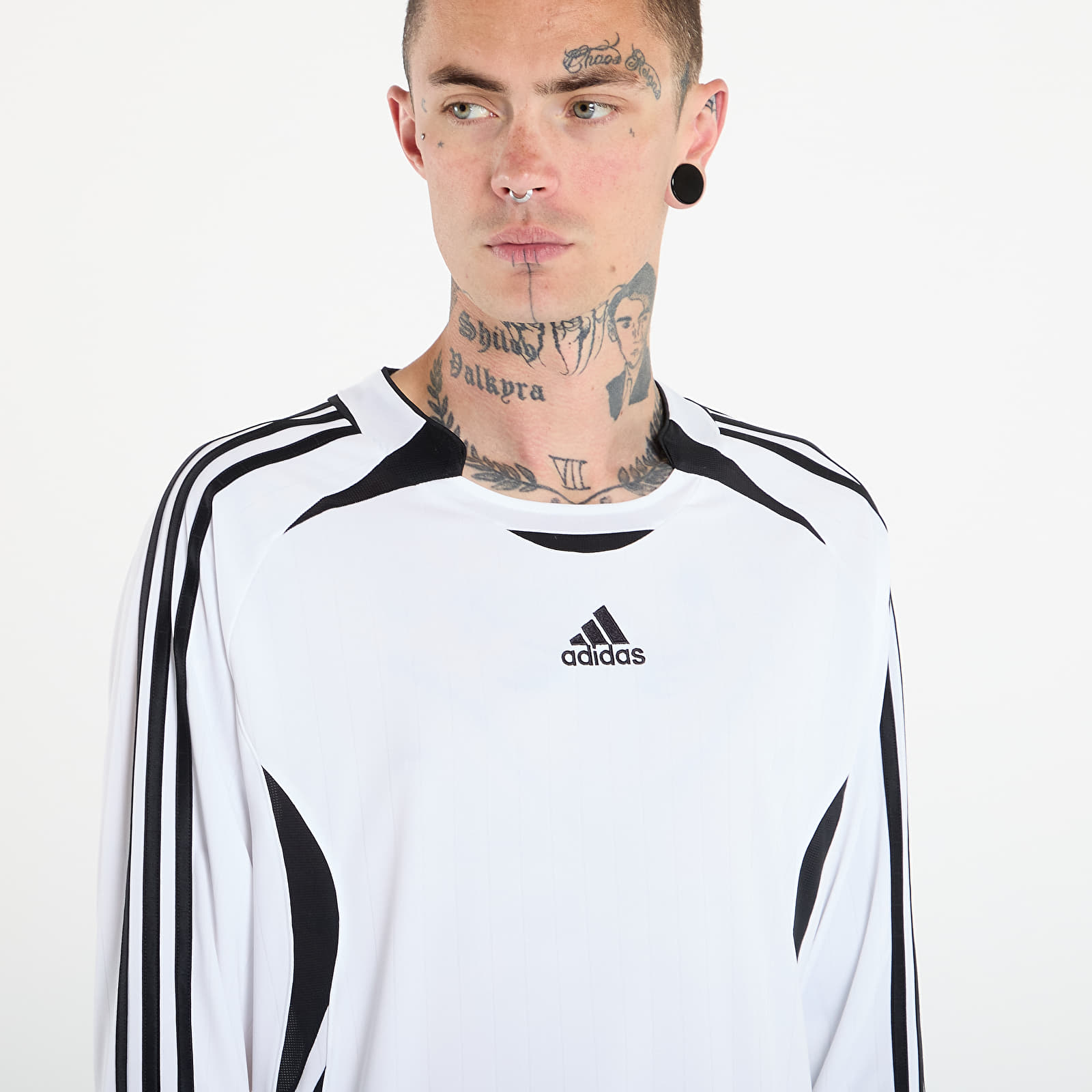 T-shirts adidas Teamgeist Adicolor Long Sleeve T-Shirt White