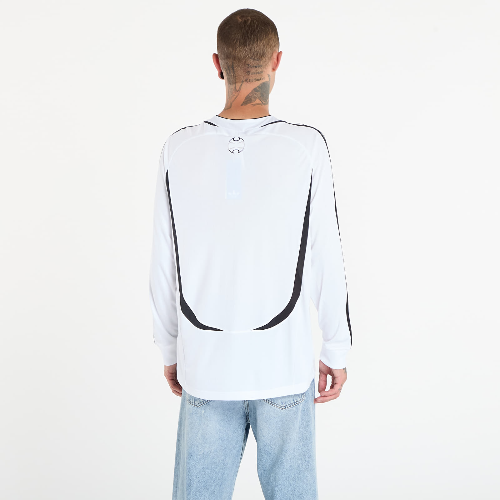 T-shirts adidas Teamgeist Adicolor Long Sleeve T-Shirt White