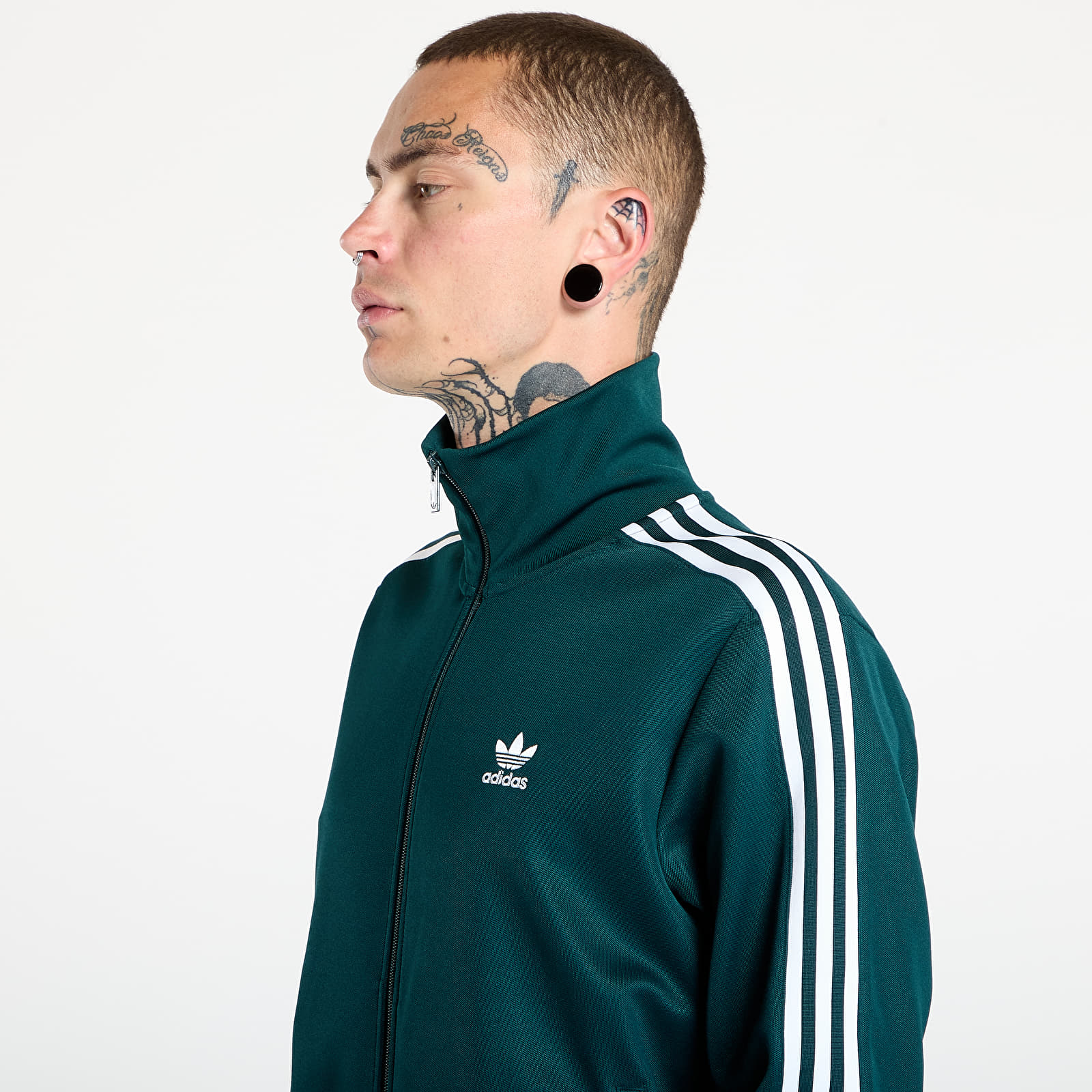 Men's jackets adidas Adicolor Classics Beckenbauer Track Top Aurora Ivy/ White