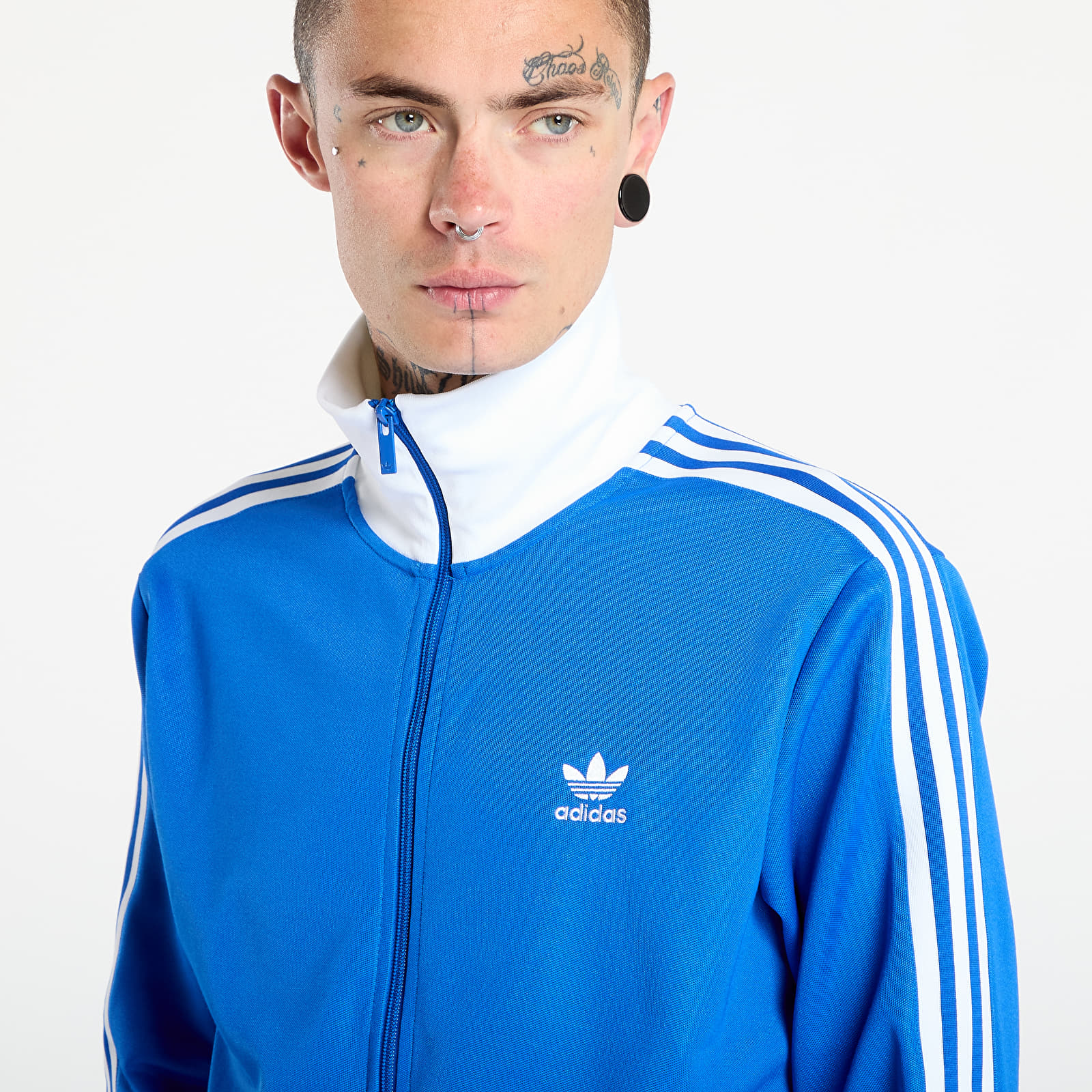 Kavajer för män adidas Adicolor Classics Beckenbauer Track Top Blue/ White