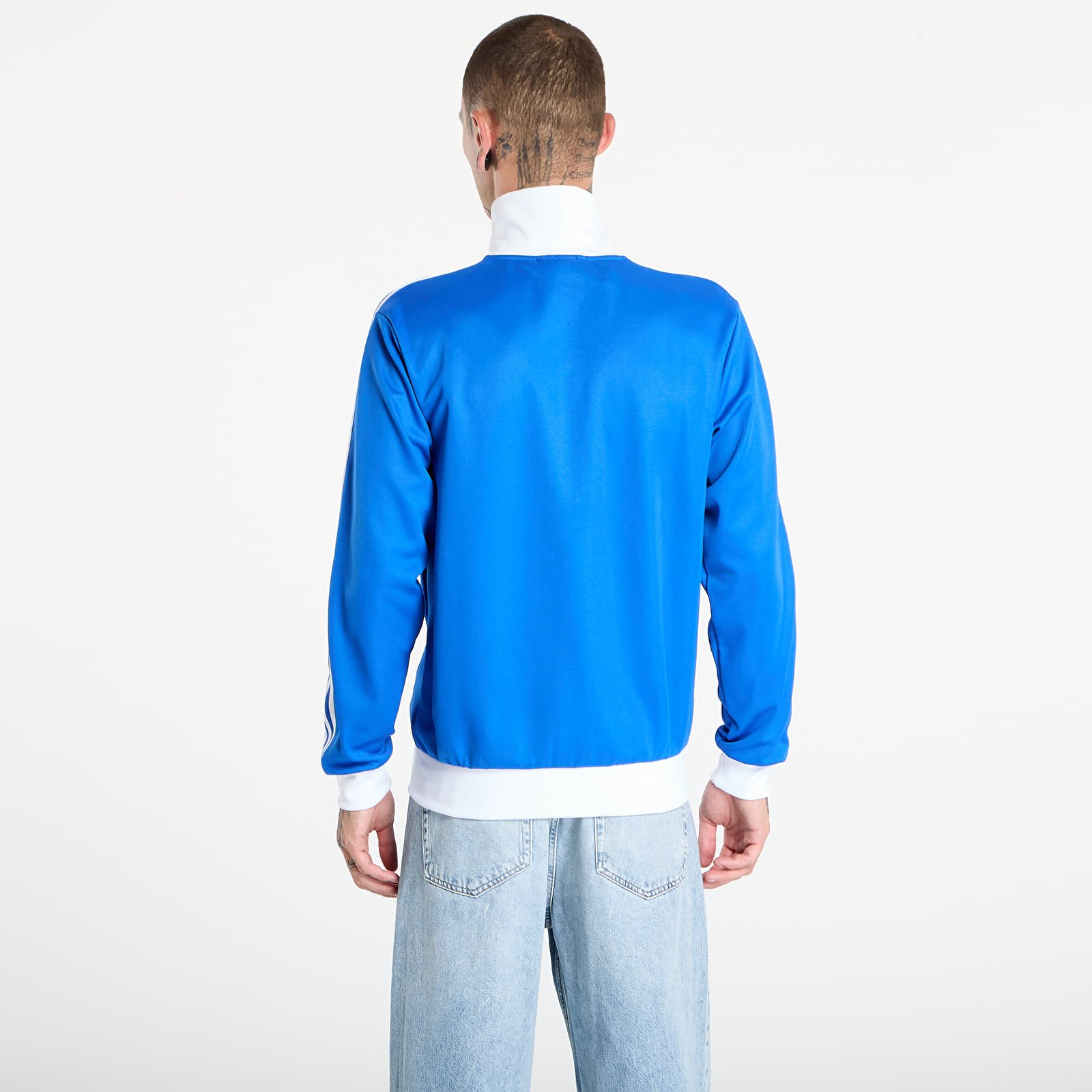 Kavajer för män adidas Adicolor Classics Beckenbauer Track Top Blue/ White