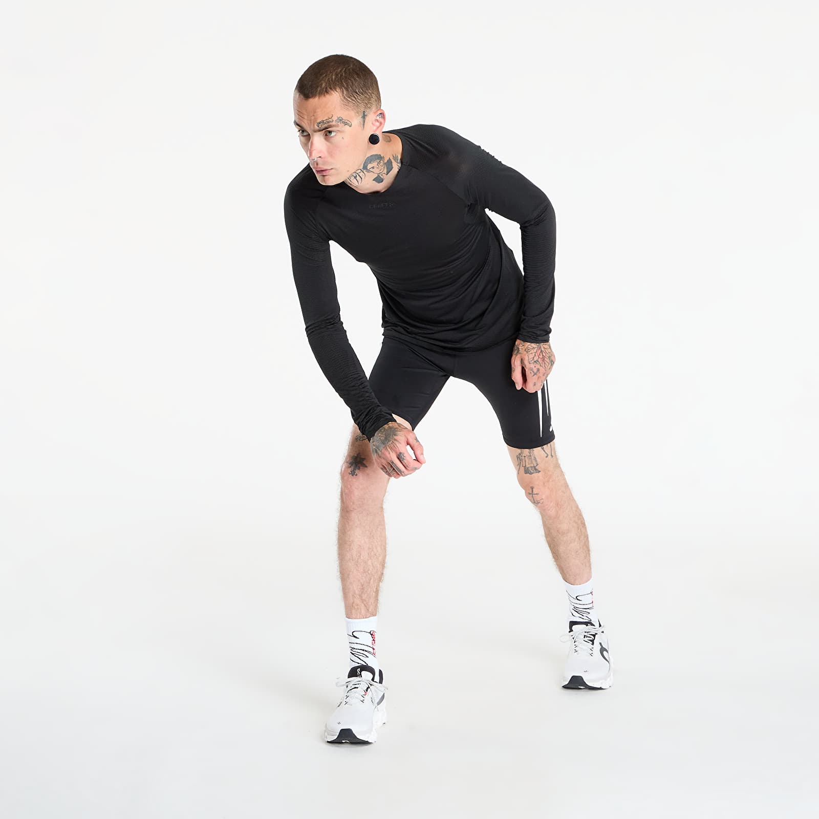 Šortai adidas Adizero Archive Running Short Black
