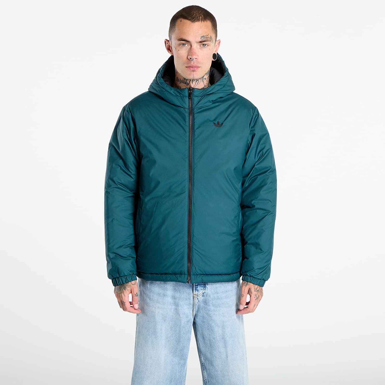 Striukės adidas Adicolor Reversible Jacket Black/ Aurora Ivy/ White