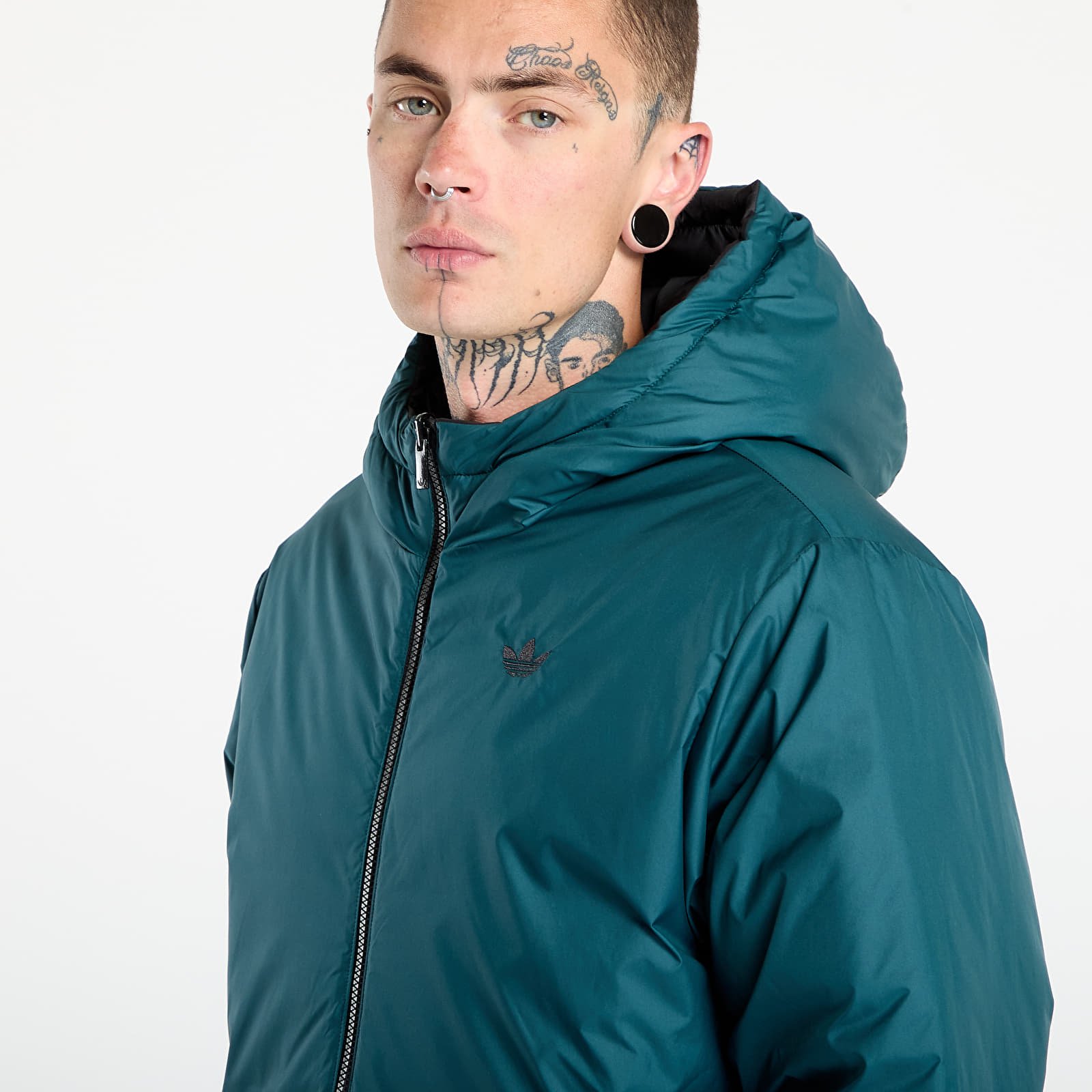 Striukės adidas Adicolor Reversible Jacket Black/ Aurora Ivy/ White