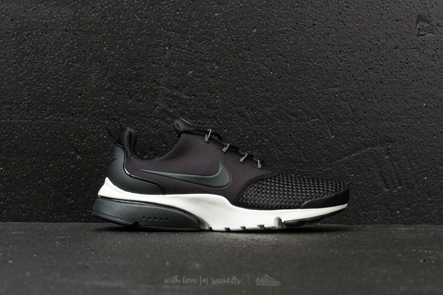Men s shoes Nike Presto Fly SE Black Black Dark Grey Sail Footshop