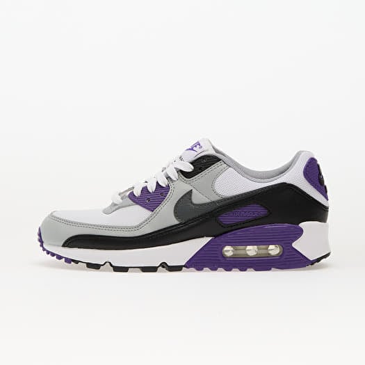 Nike Wmns Air Max 90 White/ Iron Grey-Black-Wolf Grey-Wild Grape