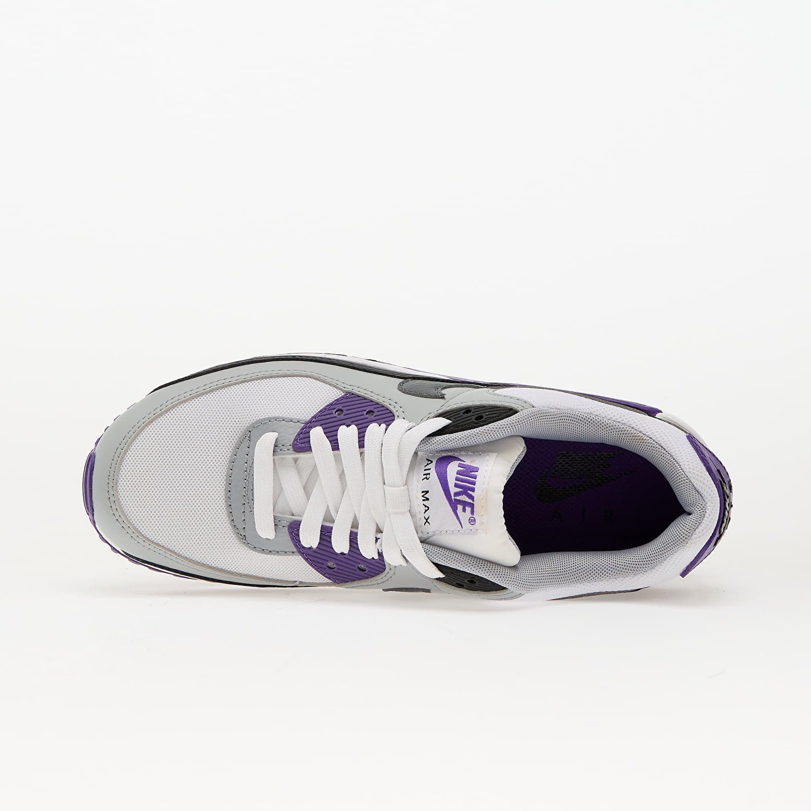 Skor för kvinnor Nike Wmns Air Max 90 White/ Iron Grey-Black-Wolf Grey-Wild Grape