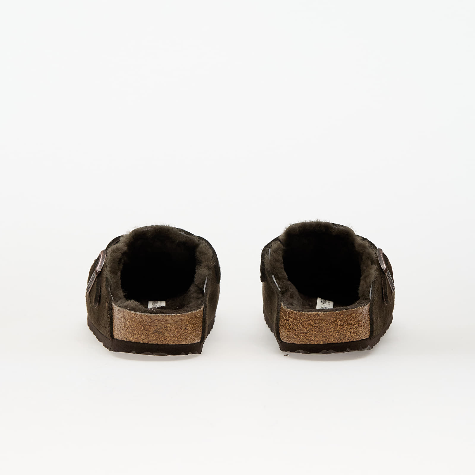 Pánske tenisky a topánky Birkenstock Boston Shearling Suede Leather/ Fur Mocca