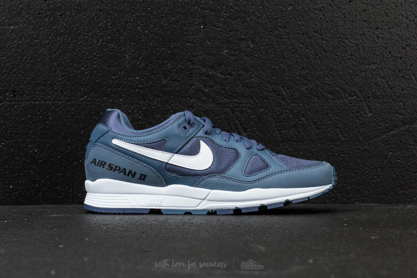 Men s shoes Nike Air Span II Diffused Blue White Footshop