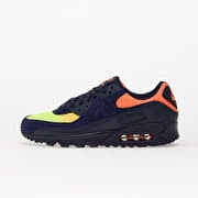Nike Air Max 90 Lemon Venom/ Blackened Blue-Hyper Crimson-Laser Orange