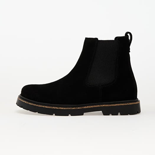 Birkenstock Highwood Slip On Women Suede Leather Black