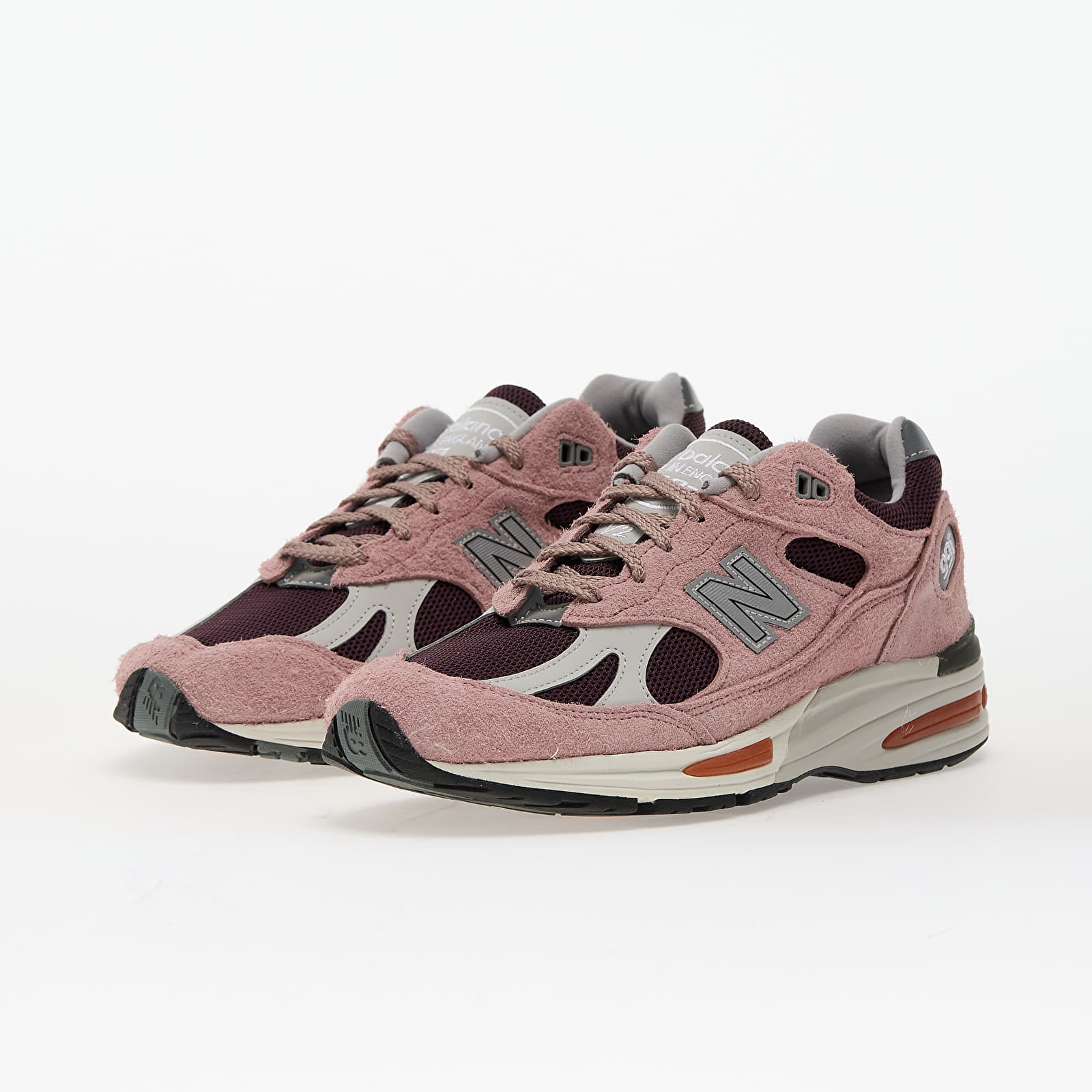 Pánske tenisky a topánky New Balance Made in UK 991v2 Grape Sorbet Pink/ Purple