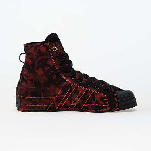 Y-3 Nizza Hi Black/ Tribe Orange/ Black | Footshop