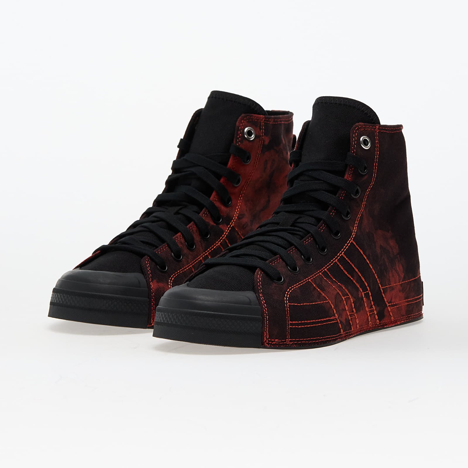 Vīriešu apavi Y-3 Nizza Hi Black/ Tribe Orange/ Black