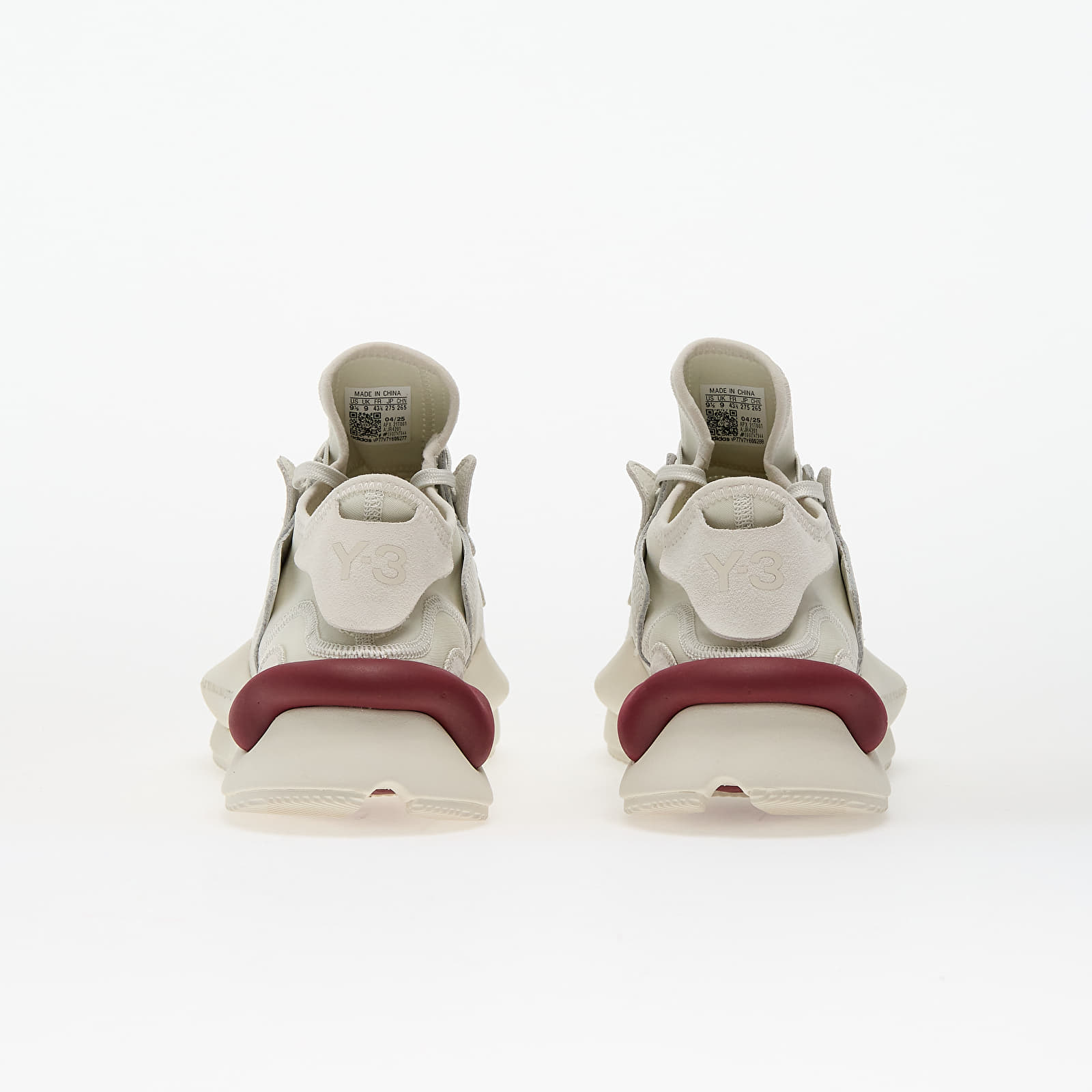 Buty męskie Y-3 Kaiwa Orbit Grey/ Orbit Grey/ Collegiate Burgundy