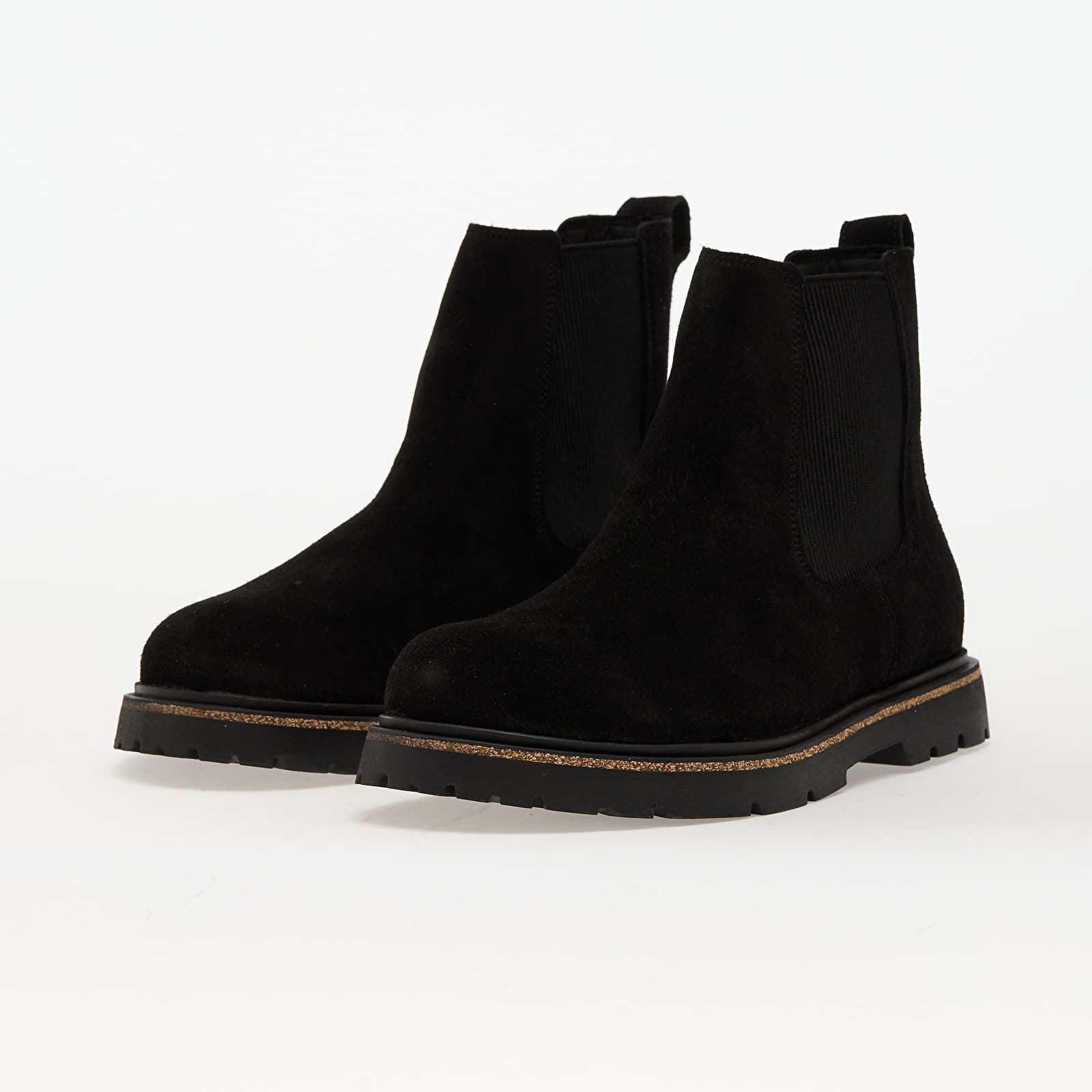 Pánske tenisky a topánky Birkenstock Highwood Slip On Men Suede Leather Black