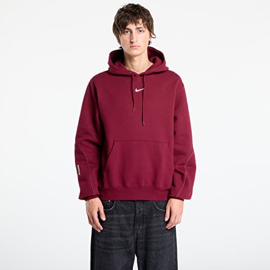 Mikina Nike x NOCTA Fleece CS Hoodie Dark Beetroot/ Adobe/ Citron Tint