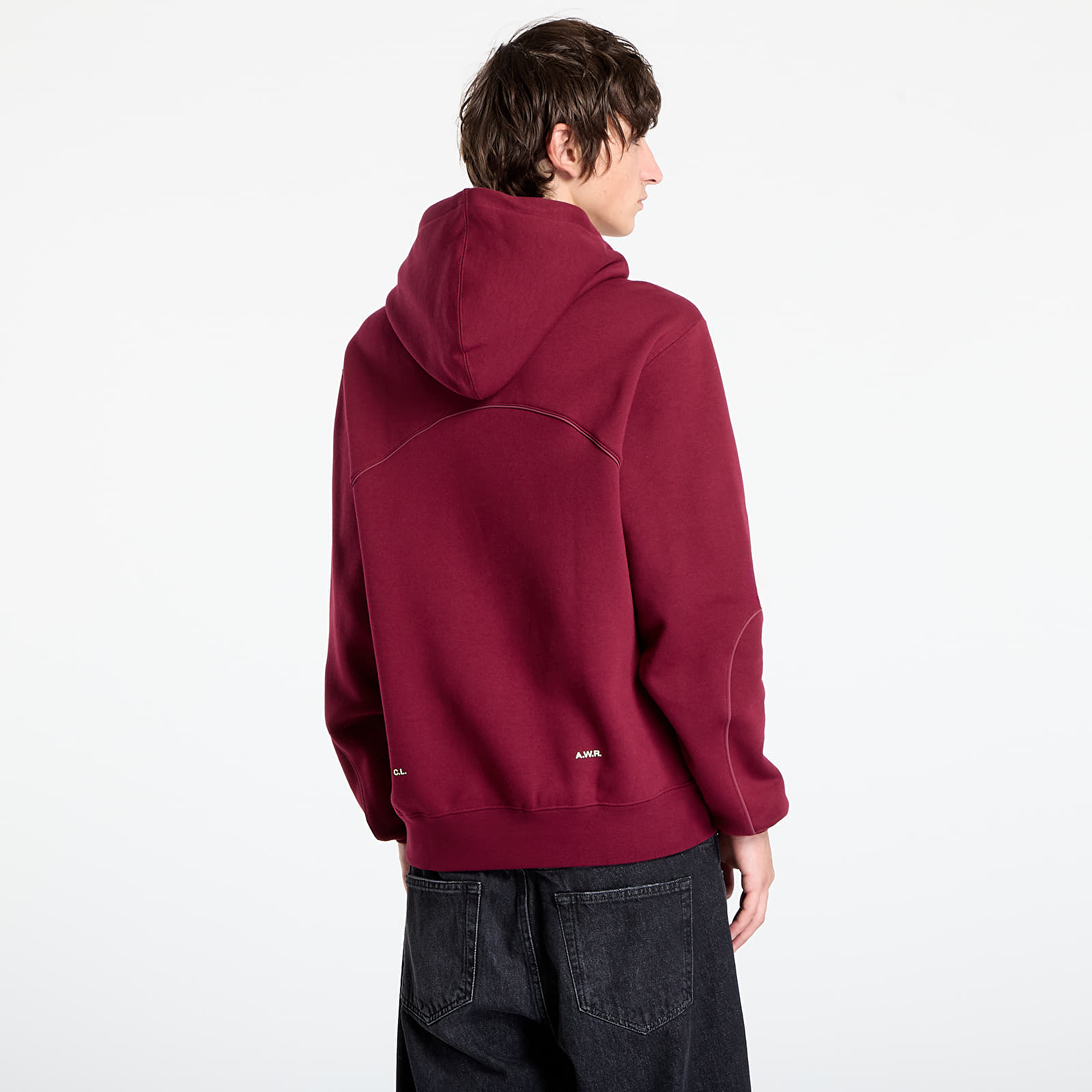 Mikiny Nike x NOCTA Fleece CS Hoodie Dark Beetroot/ Adobe/ Citron Tint