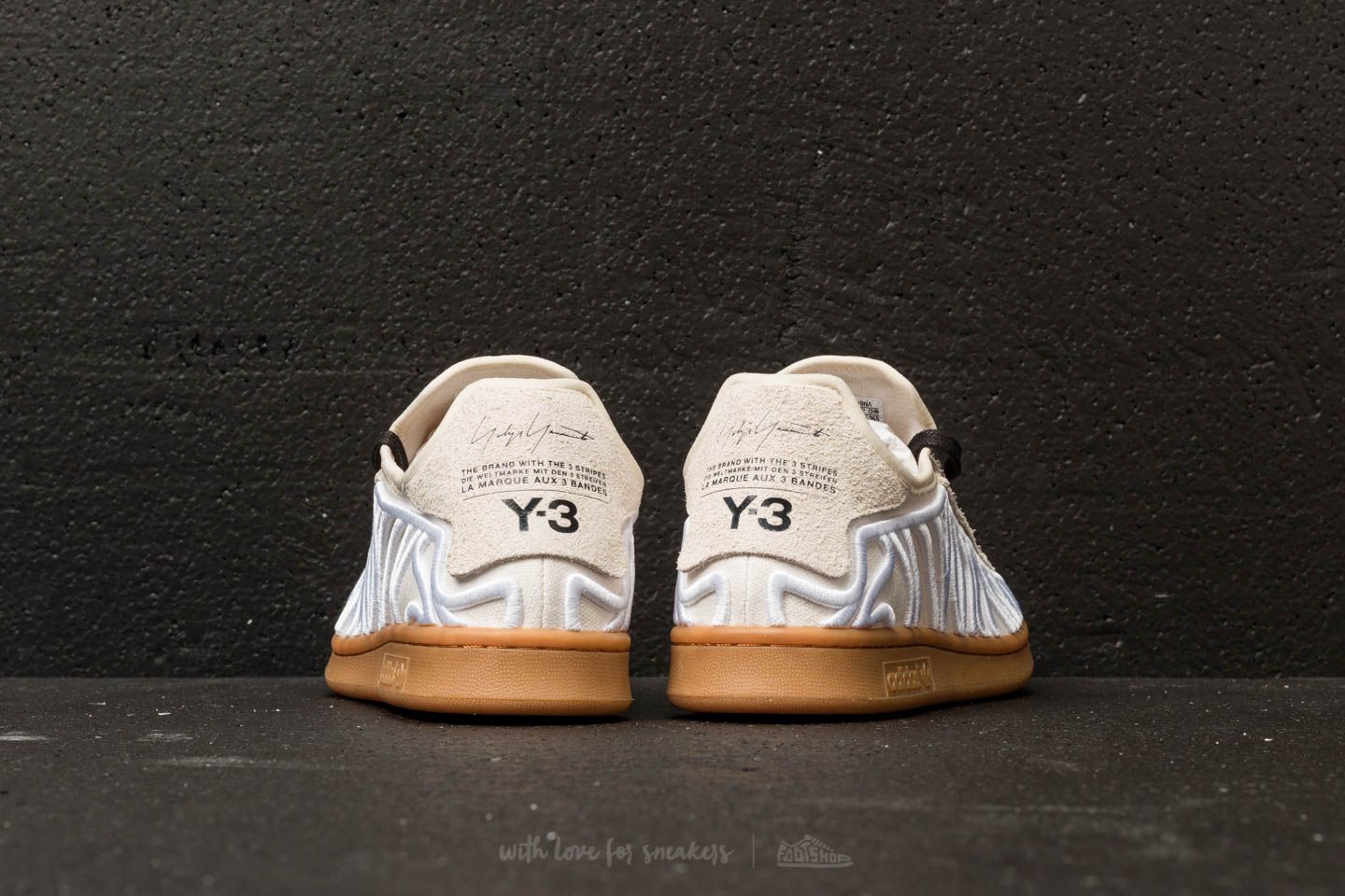Meeste kingad Y-3 Shishu Stan Undyed/ Ftw White/ Core Black