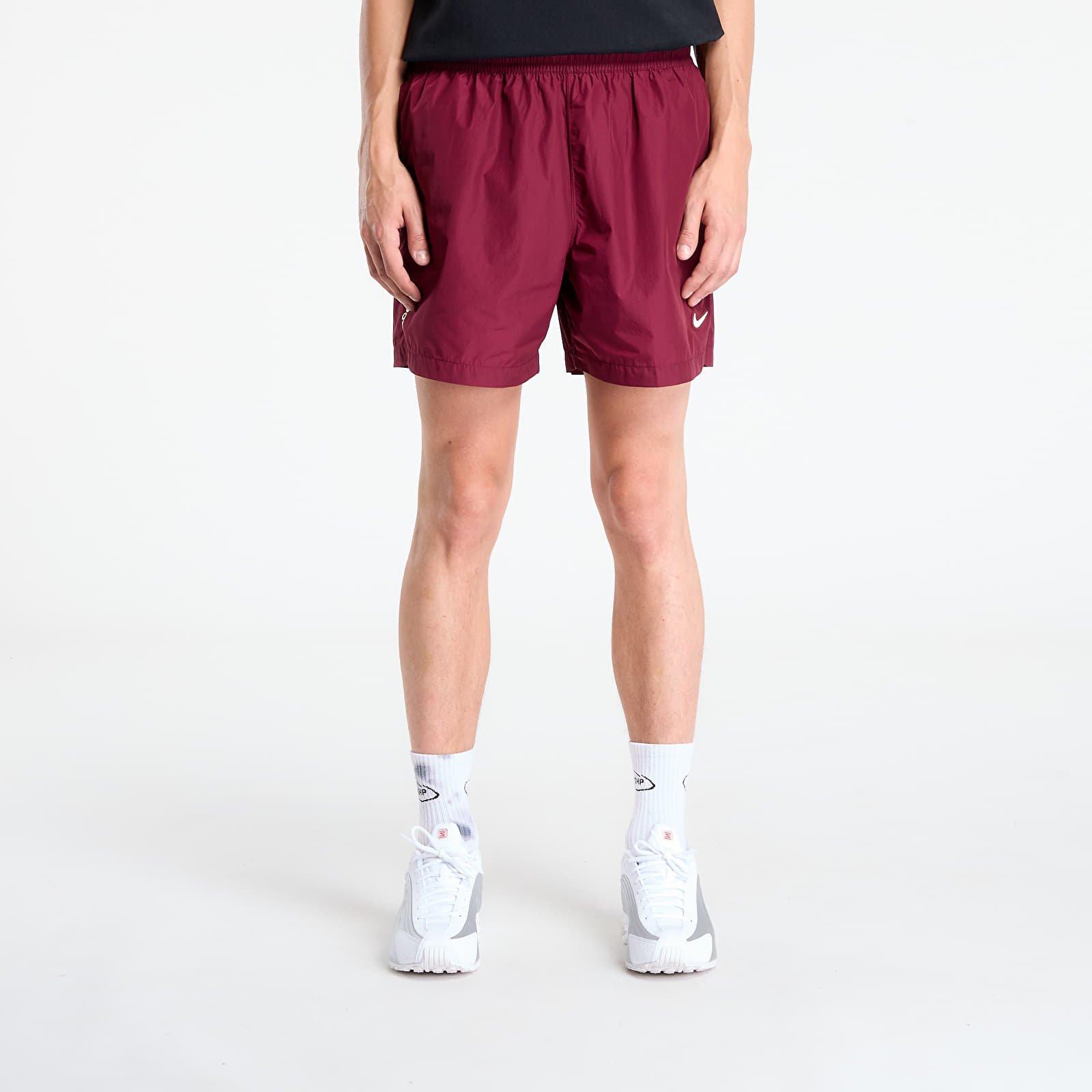 Šortai Nike x NOCTA Cardinal Nylon Shorts Dark Beetroot/ Adobe/ Citron Tint