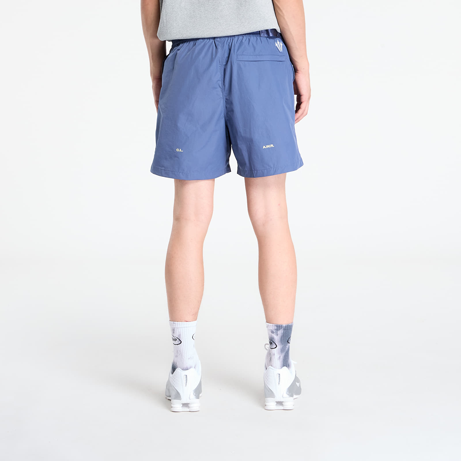 Šortai Nike x NOCTA Cardinal Nylon Shorts Diffused Blue/ Black/ Citron Tint