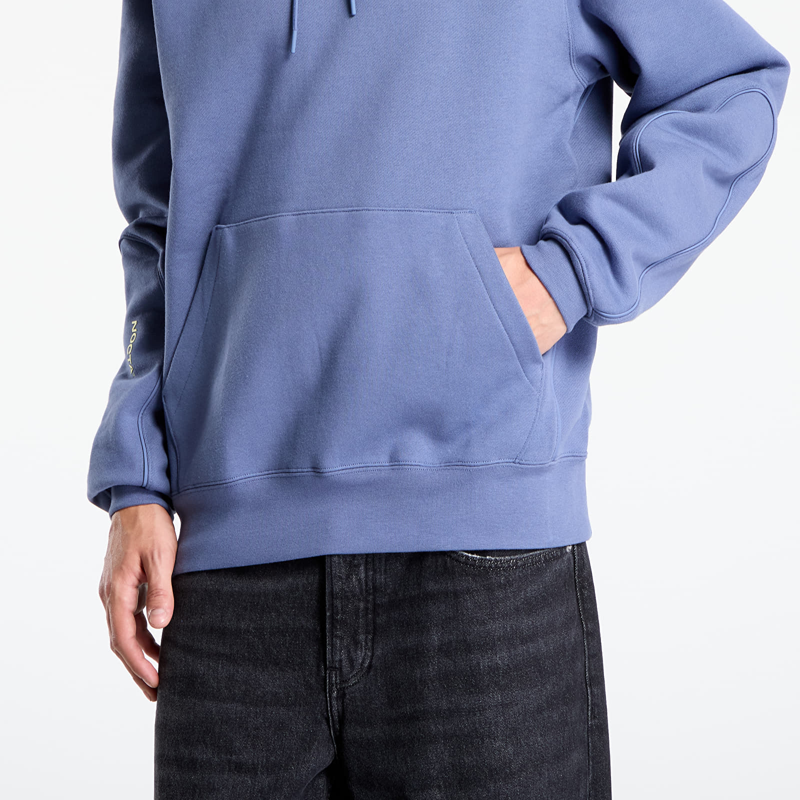 Džemperiai su gobtuvais ir džemperiai Nike x NOCTA Fleece CS Hoodie Diffused Blue/ Diffused Blue/ Citron Tint