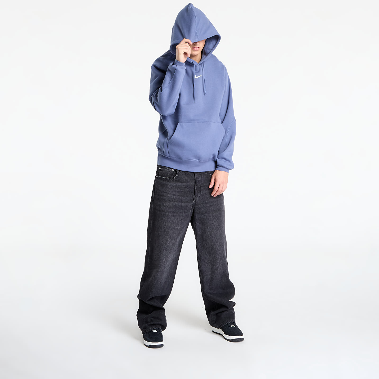 Džemperiai su gobtuvais ir džemperiai Nike x NOCTA Fleece CS Hoodie Diffused Blue/ Diffused Blue/ Citron Tint
