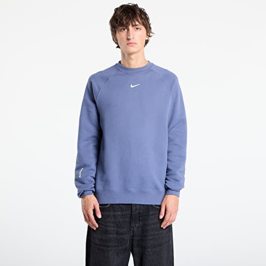Mikina Nike x NOCTA Men's Fleece CS Crew Diffused Blue/ Citron Tint