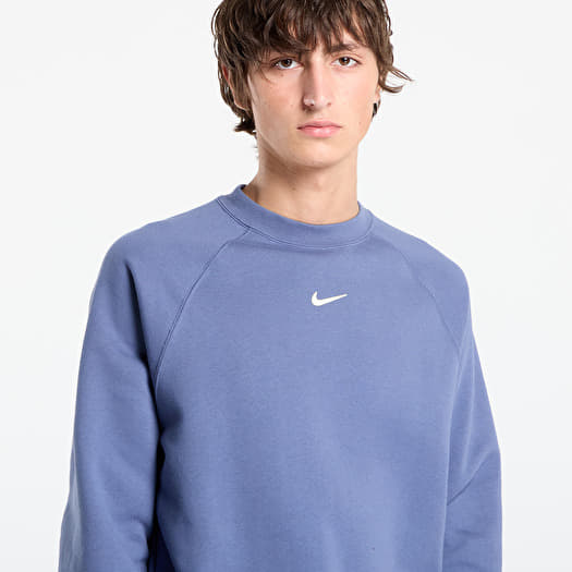 NOCTA Men's Fleece CS Crew Diffused Blue/ Citron Tint | Footshop