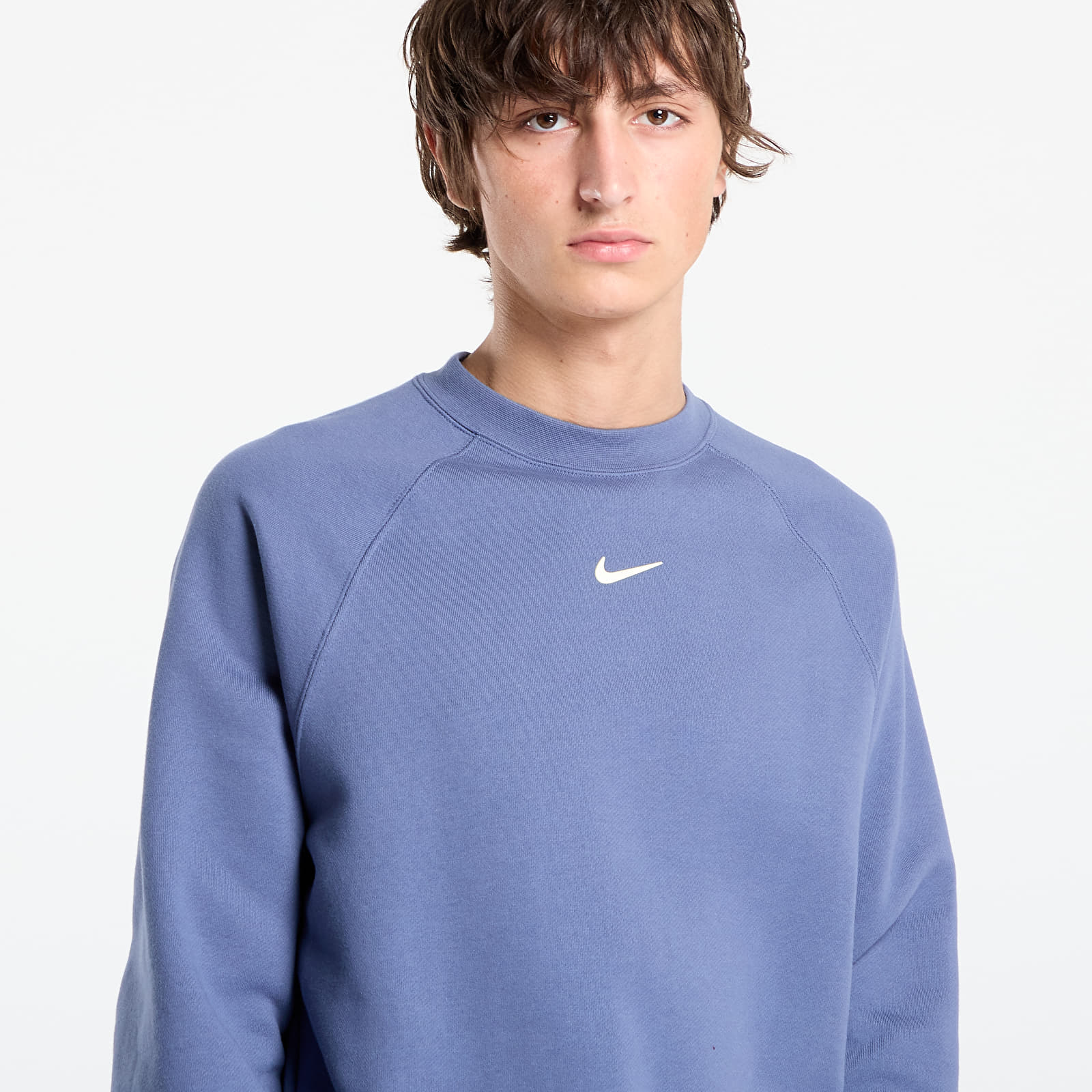 Mikiny Nike x NOCTA Men's Fleece CS Crew Diffused Blue/ Citron Tint