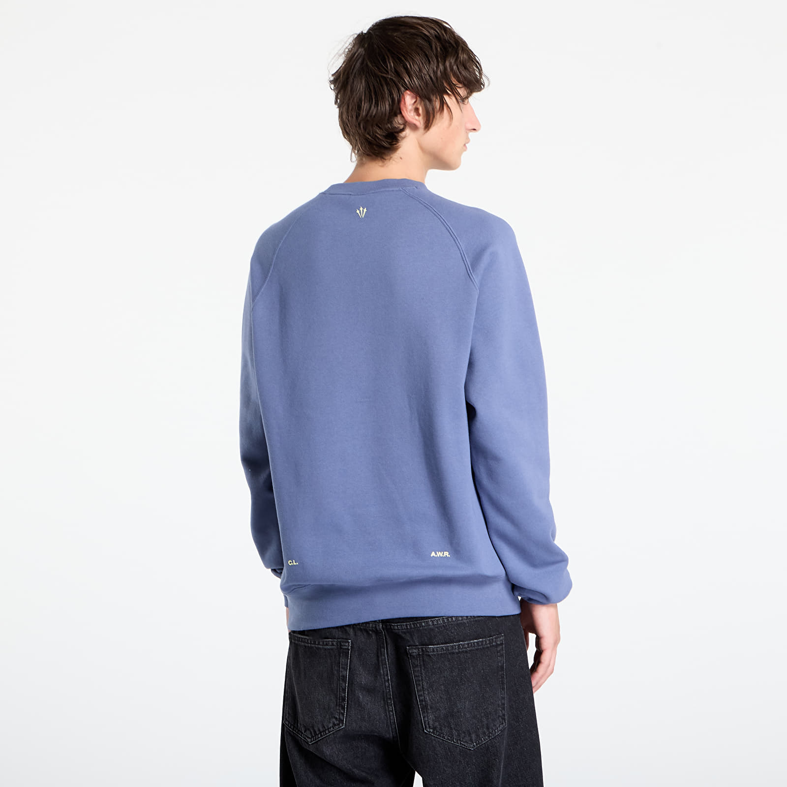 Mikiny Nike x NOCTA Men's Fleece CS Crew Diffused Blue/ Citron Tint