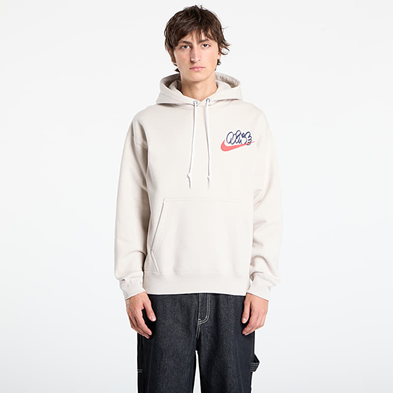 Sweatshirt Nike Solo Swoosh Men's Fleece Hoodie Lt Orewood Brn