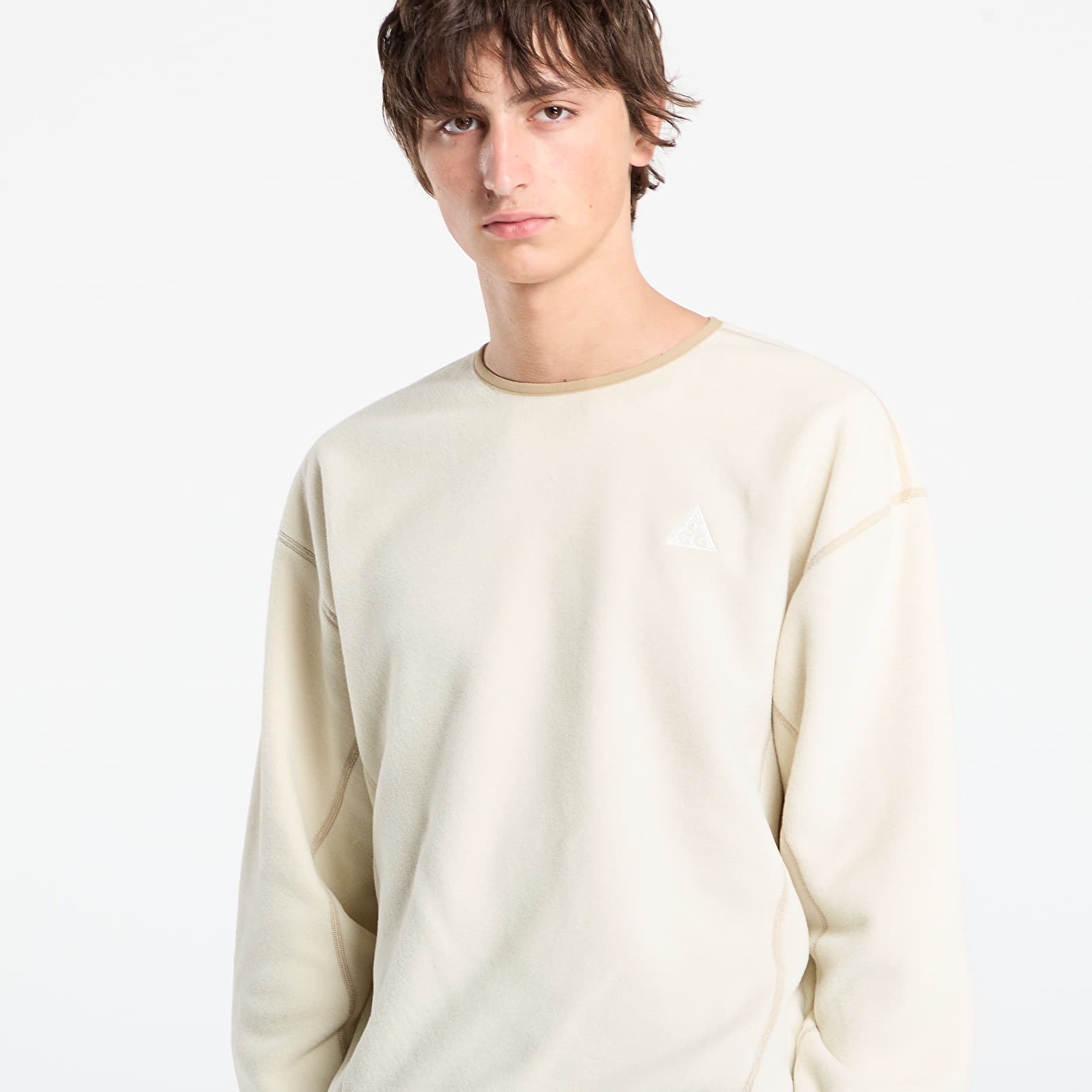 Kapucnis pulóverek és pulcsik Nike ACG "Wolf Tree" Crew Lt Khaki/ Parachute Beige/ Summit White