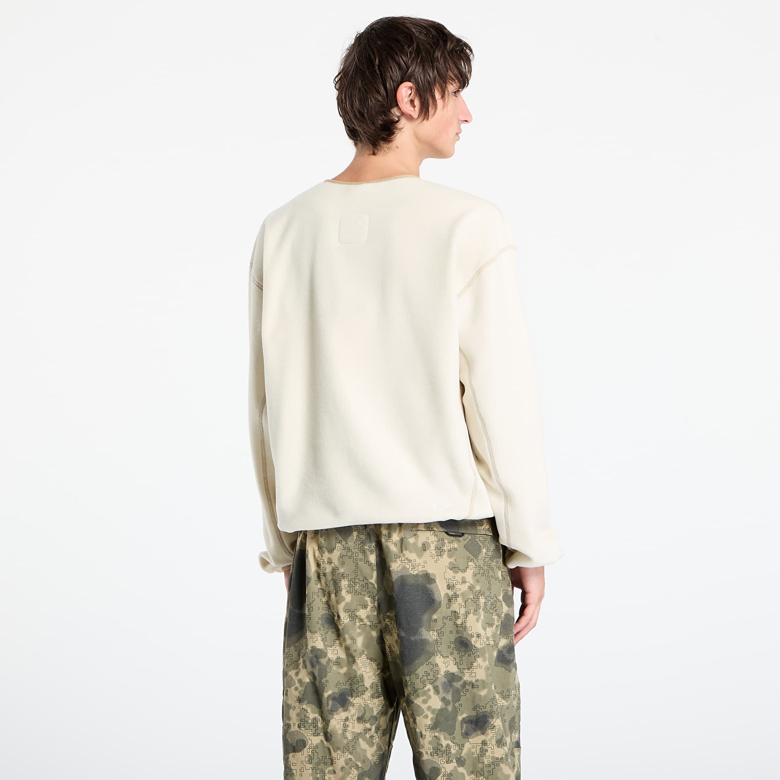 Kapucnis pulóverek és pulcsik Nike ACG "Wolf Tree" Crew Lt Khaki/ Parachute Beige/ Summit White