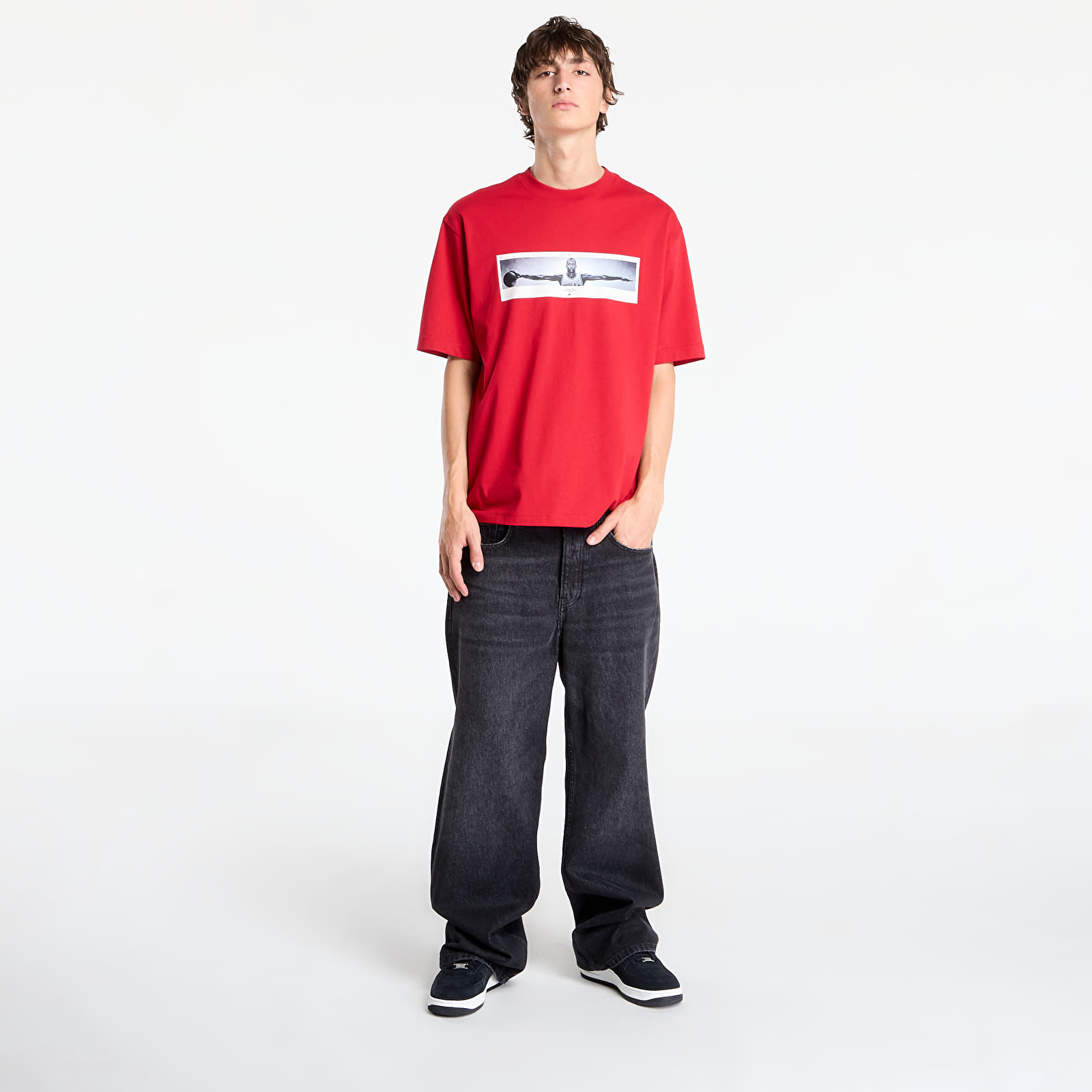 Marškinėliai Jordan Men's Photo T-Shirt Gym Red/ Black